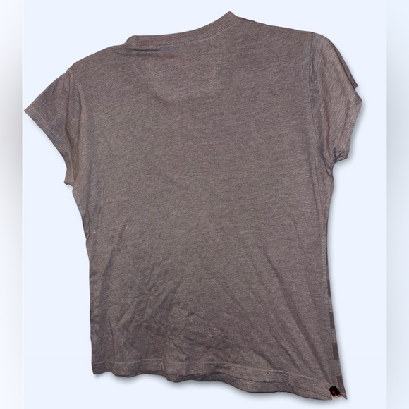 Disney “True Love” Mickey & Minnie Striped Graphic Tee – Size Large - Picture 3 of 4